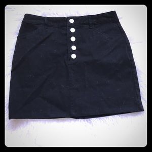 NWOT! Black Forever 21 Mini Skirt